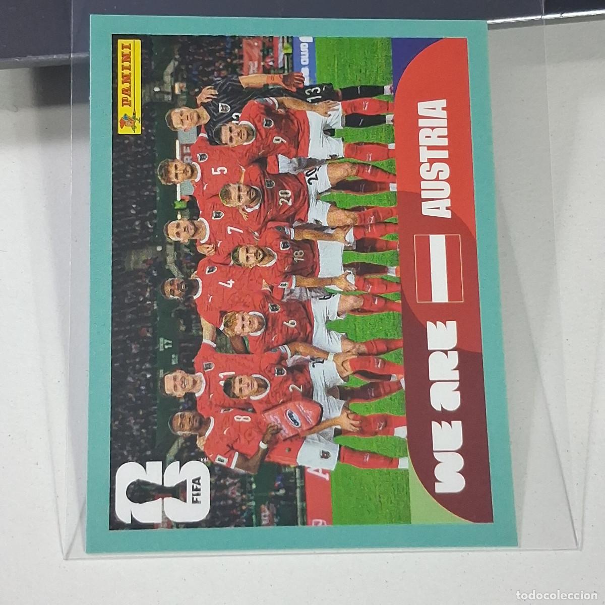 Cromos de f&uacute;tbol: B34 AUT 13 AUT13 PLANTILLA AUSTRIA TEAM MUNDIAL FIFA WORLD CUP 2026 STICKER PANINI