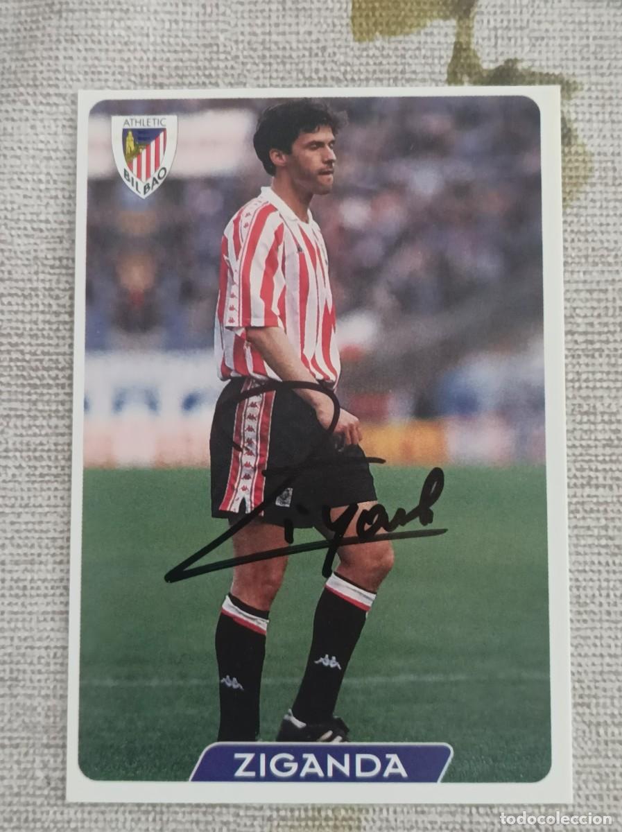 Football Stickers: Cromo firmado futbol Ziganda