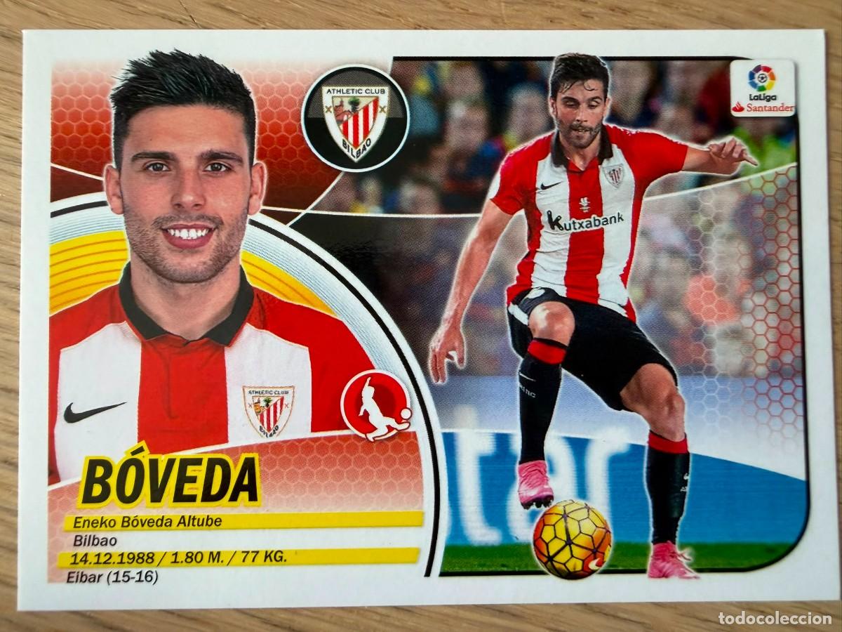 Cromos de f&uacute;tbol: 4 ENEKO BOVEDA ATHLETIC BILBAO 16 17 2016 2017 LIGA SANTANDER COLECCIONES ESTE SIN PEGAR STICKER