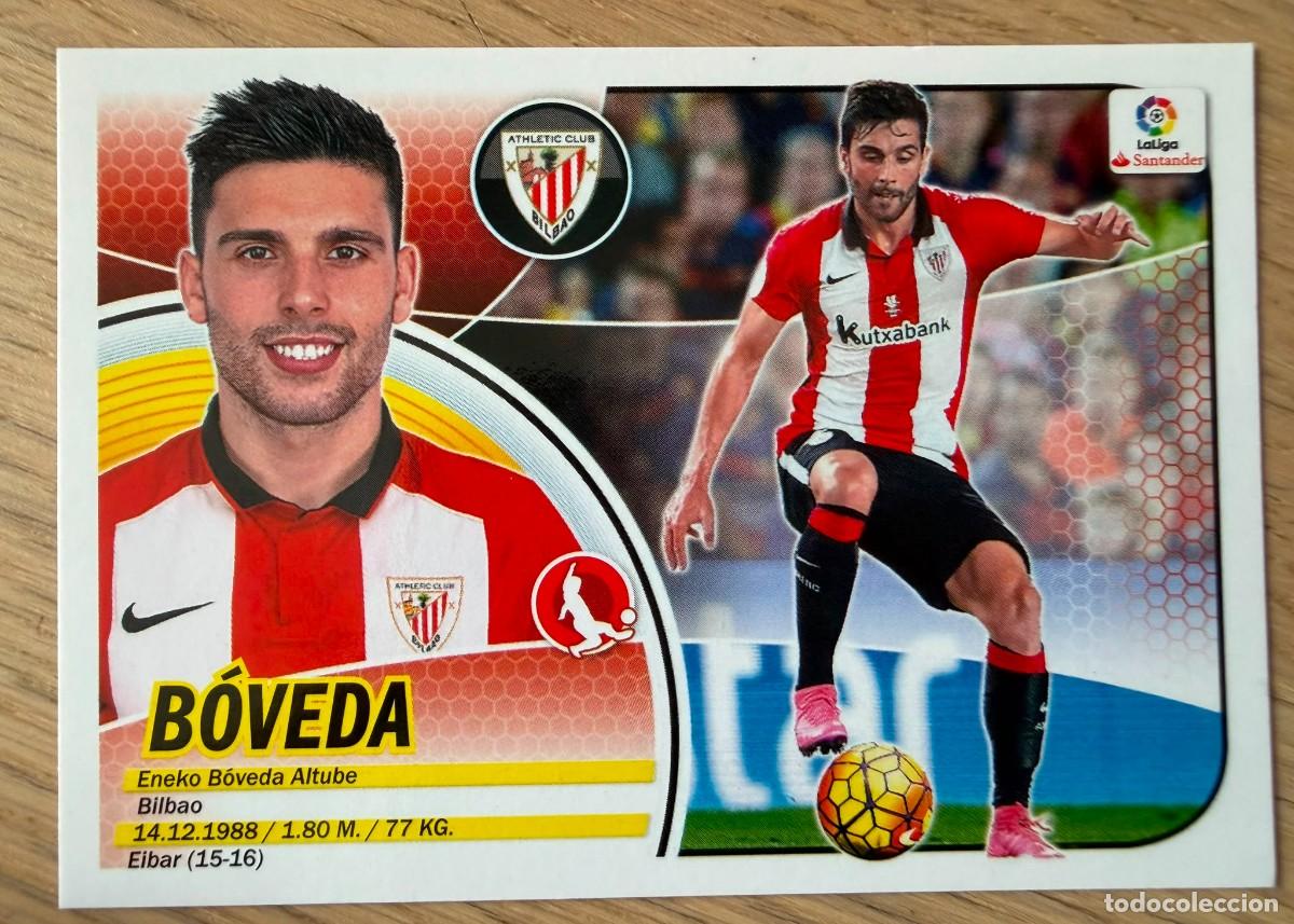 Cromos de f&uacute;tbol: 4 ENEKO BOVEDA ATHLETIC BILBAO 16 17 2016 2017 LIGA SANTANDER COLECCIONES ESTE SIN PEGAR STICKER