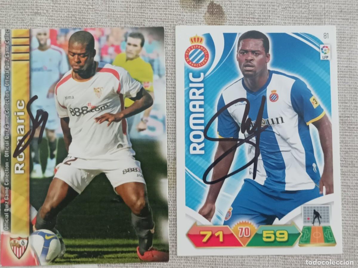 Football Stickers: Cromo futbol firmado Romaric Sevilla