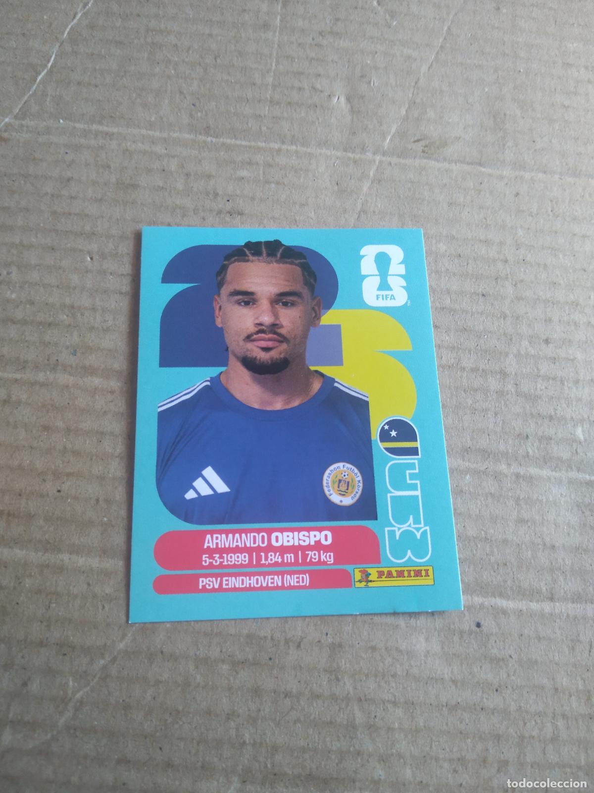 Football Stickers: CUW 3 ARMANDO OBISPO CURA&Ccedil;AO CROMO FUTBOL PANINI MUNDIAL 2026 WORLD CUP COPA MUNDO