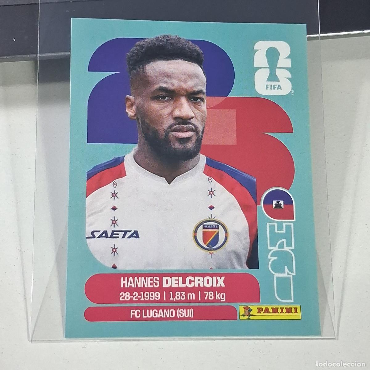 Cromos de f&uacute;tbol: B34 HAI 9 HAI9 HANNES DELCROIX HAITI HAI MUNDIAL FIFA WORLD CUP 2026 STICKER PANINI