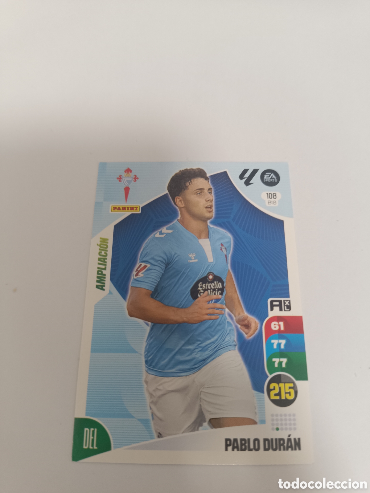 Cromos de f&uacute;tbol: Adrenalyn 24-25 celta 108 bis Pablo duran