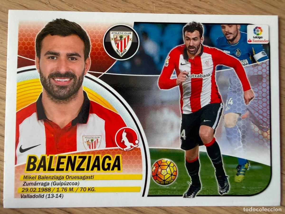 Cromos de f&uacute;tbol: 7 BALENZIAGA ATHLETIC BILBAO 16 17 2016 2017 LIGA SANTANDER COLECCIONES ESTE SIN PEGAR STICKER