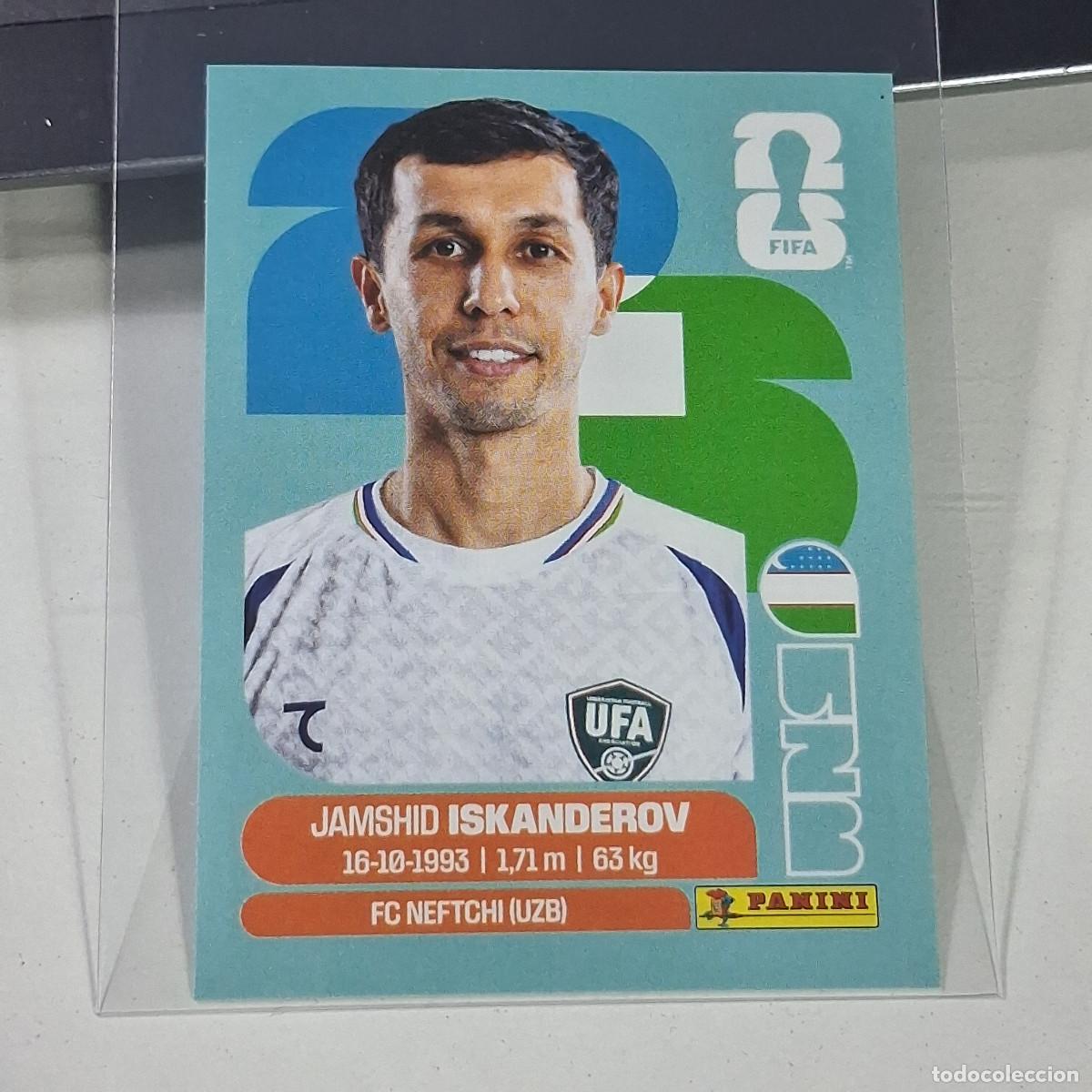Cromos de f&uacute;tbol: B34 UZB12 JAMSHID ISKANDEROV 12 UZBEKIST&Aacute;N UZB MUNDIAL FIFA WORLD CUP 2026 STICKER PANINI