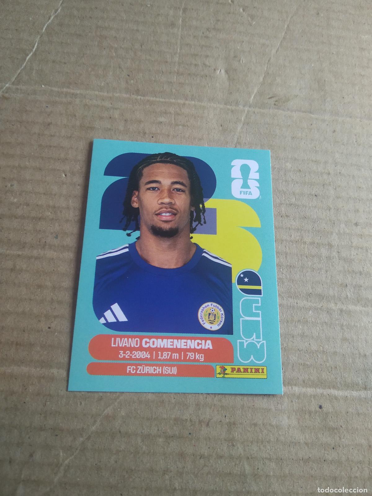 Cromos de f&uacute;tbol: CUW 9 LIVANO COMENENCIA CURA&Ccedil;AO CROMO FUTBOL PANINI MUNDIAL 2026 WORLD CUP COPA MUNDO