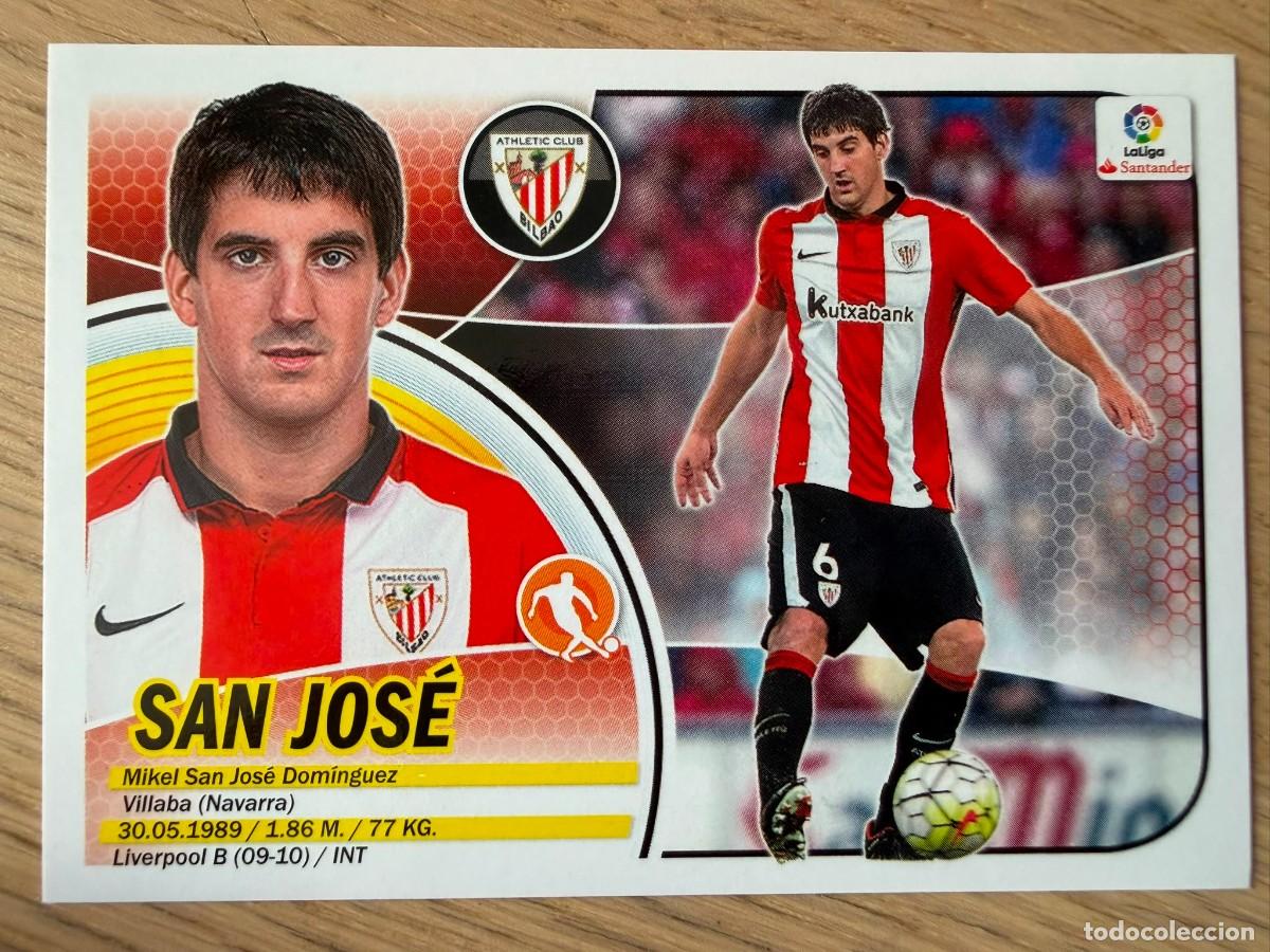 Cromos de Futebol: 8 SAN JOSE ATHLETIC BILBAO 16 17 2016 2017 LIGA SANTANDER COLECCIONES ESTE SIN PEGAR STICKER