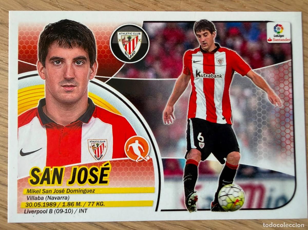 Cromos de Futebol: 8 SAN JOSE ATHLETIC BILBAO 16 17 2016 2017 LIGA SANTANDER COLECCIONES ESTE SIN PEGAR STICKER