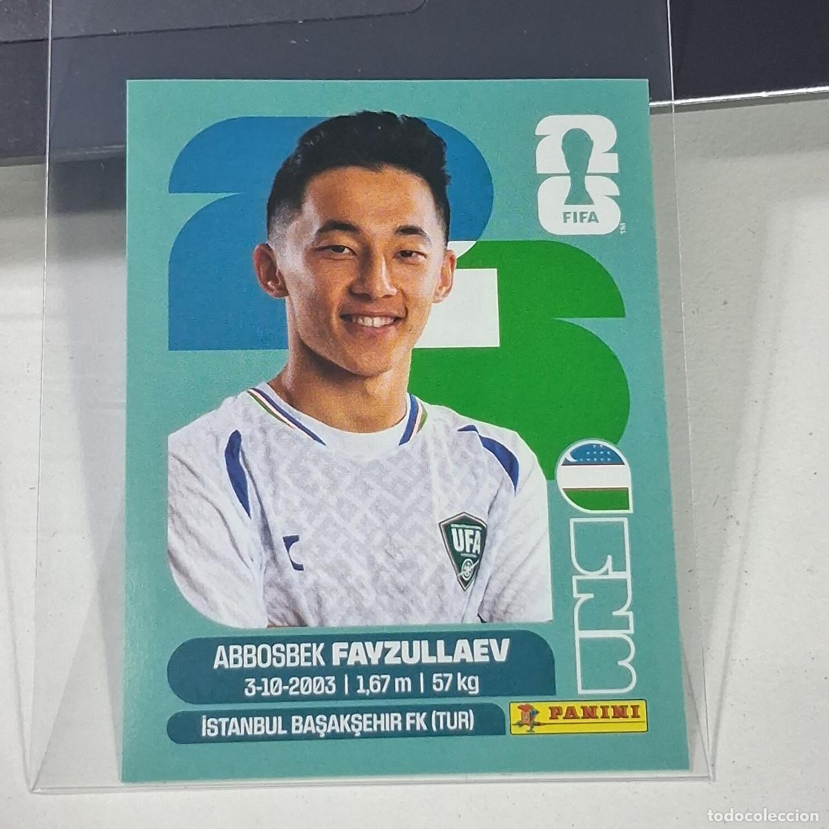 Cromos de Futebol: B34 UZB20 ABBOSBEK FAYZULLAEV 20 UZBEKIST&Aacute;N UZB MUNDIAL FIFA WORLD CUP 2026 STICKER PANINI