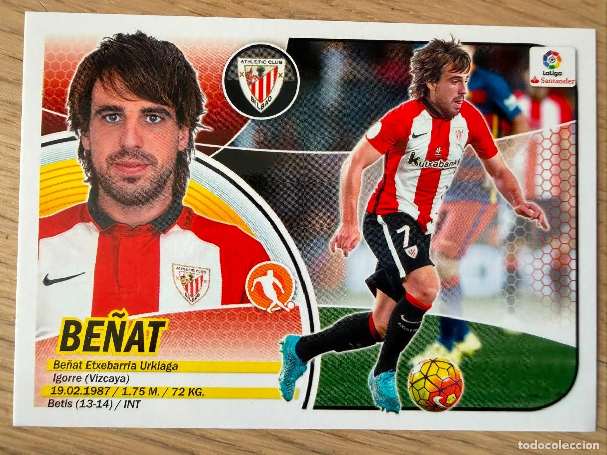 Cromos de Futebol: 9 BE&Ntilde;AT ATHLETIC BILBAO 16 17 2016 2017 LIGA SANTANDER COLECCIONES ESTE SIN PEGAR STICKER