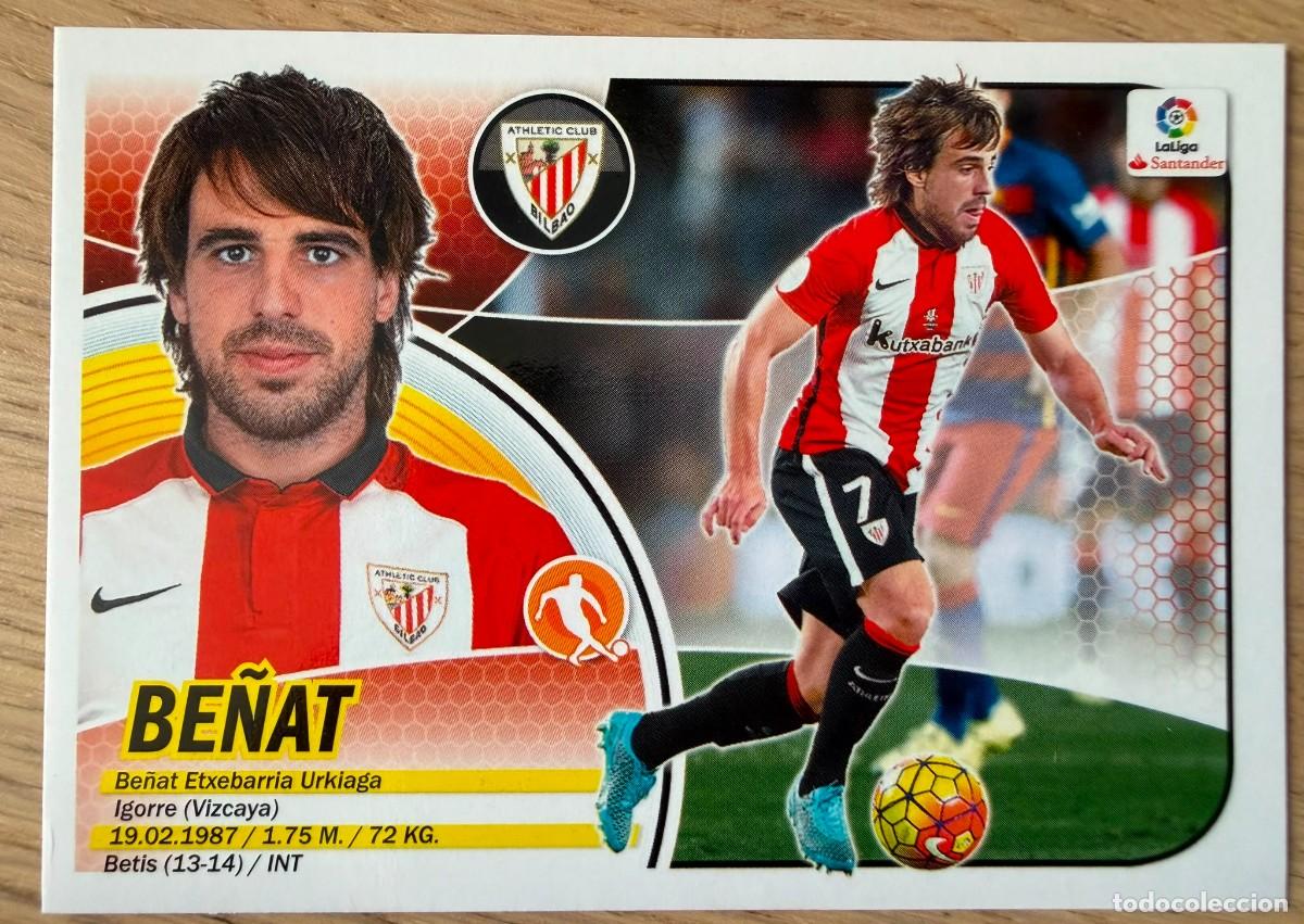 Cromos de Futebol: 9 BE&Ntilde;AT ATHLETIC BILBAO 16 17 2016 2017 LIGA SANTANDER COLECCIONES ESTE SIN PEGAR STICKER