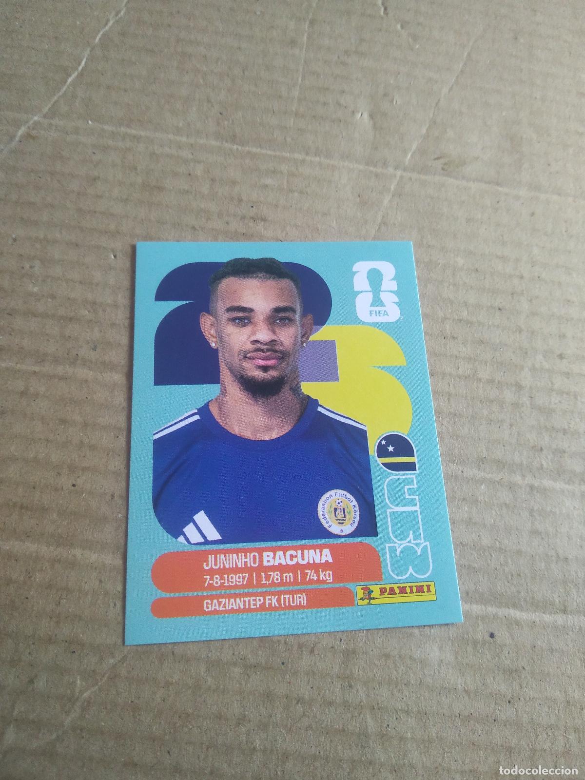 Cromos de Futebol: CUW 11 JUNINHO BACUNA CURA&Ccedil;AO CROMO FUTBOL PANINI MUNDIAL 2026 WORLD CUP COPA MUNDO