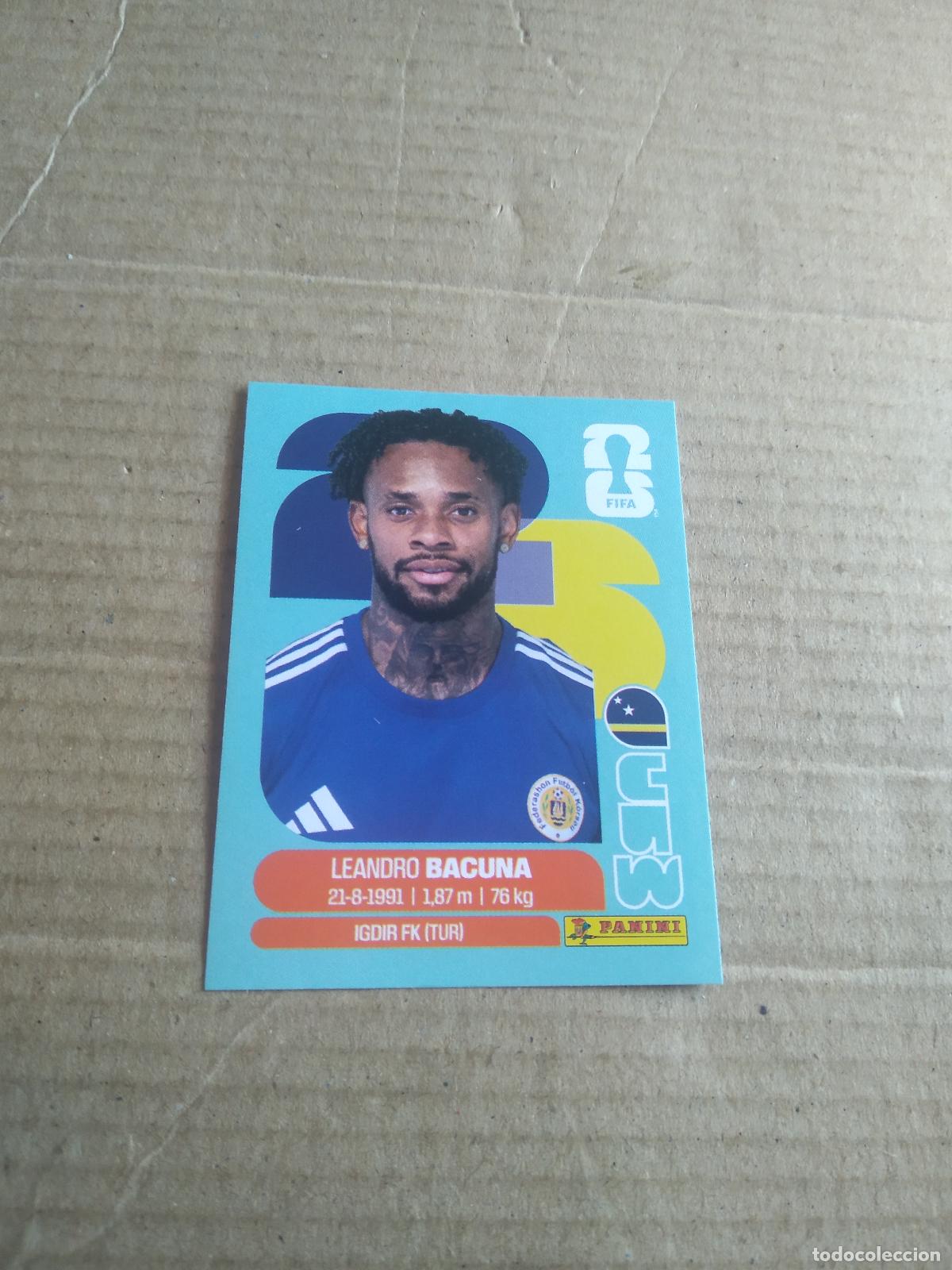 Cromos de Futebol: CUW 12 LEANDRO BACUNA CURA&Ccedil;AO CROMO FUTBOL PANINI MUNDIAL 2026 WORLD CUP COPA MUNDO