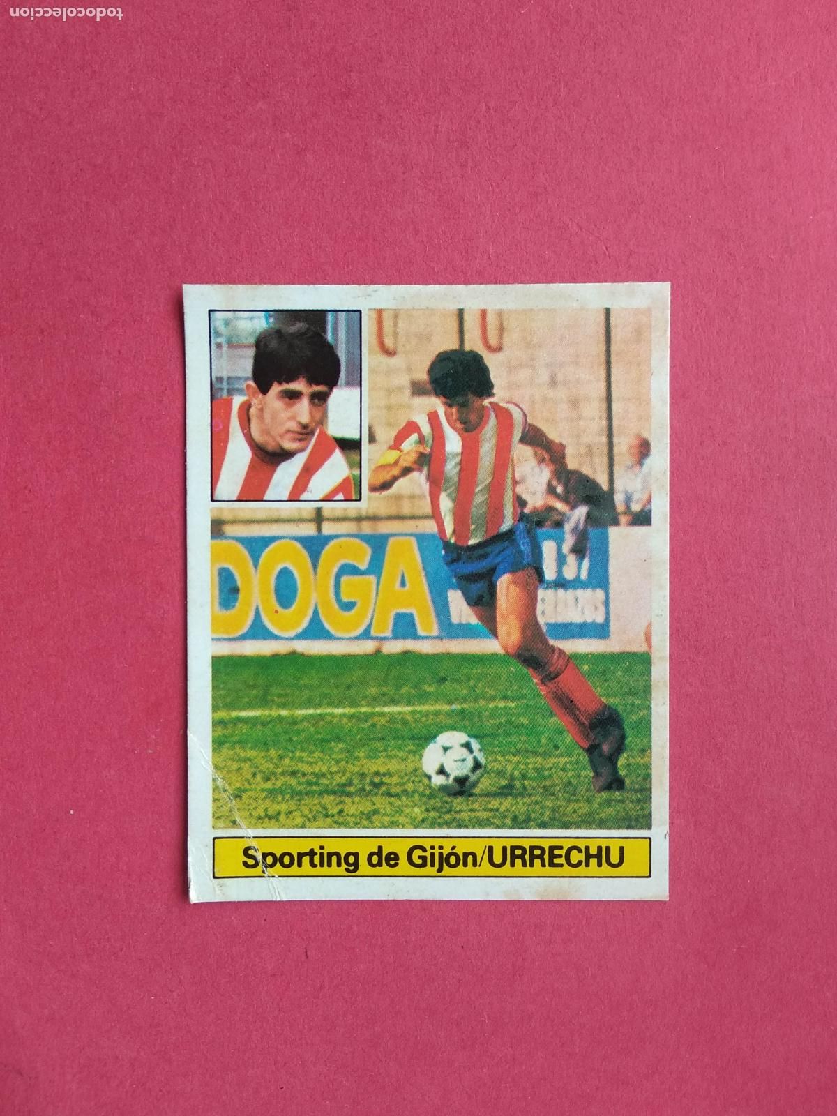 Cromos de Futebol: EDICIONES ESTE LIGA 81 82 1981 1982 CROMO DESPEGADO FICHAJE N&ordm; 11 URRECHU SPORTING DE GIJON