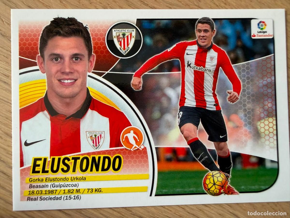 Fu&szlig;ball-Sticker: 10B 10 B ELUSTONDO ATHLETIC BILBAO 16 17 2016 2017 LIGA SANTANDER COLECCIONES ESTE SIN PEGAR STICKER