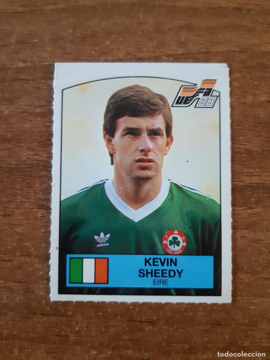 Cromos de f&uacute;tbol: N&deg;200 KEVIN SHEEDY EIRE IRLANDA EURO 88 PANINI EUROCOPA ALEMANIA 1988. NUNCA PEGADO, SIN PEGAR
