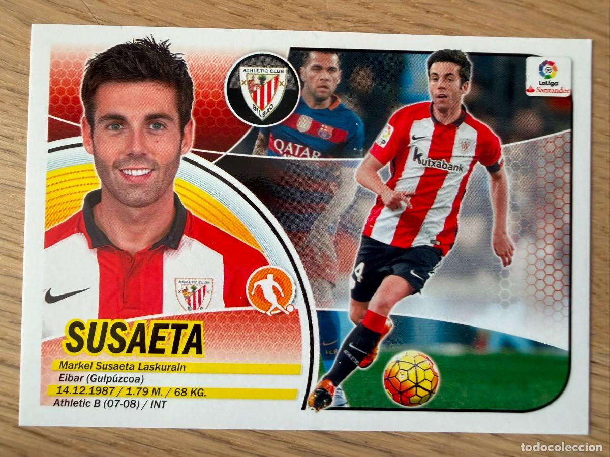 Cromos de f&uacute;tbol: 12 SUSAETA ATHLETIC BILBAO 16 17 2016 2017 LIGA SANTANDER COLECCIONES ESTE SIN PEGAR STICKER