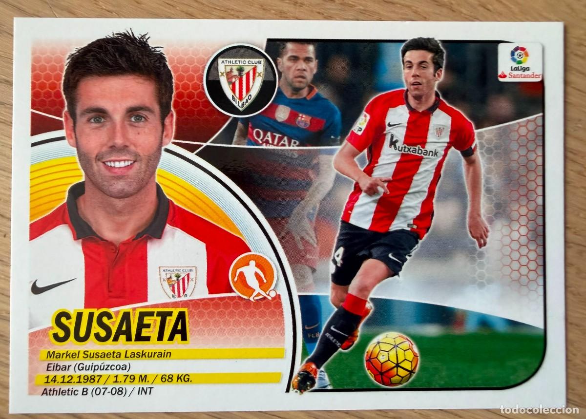Cromos de f&uacute;tbol: 12 SUSAETA ATHLETIC BILBAO 16 17 2016 2017 LIGA SANTANDER COLECCIONES ESTE SIN PEGAR STICKER