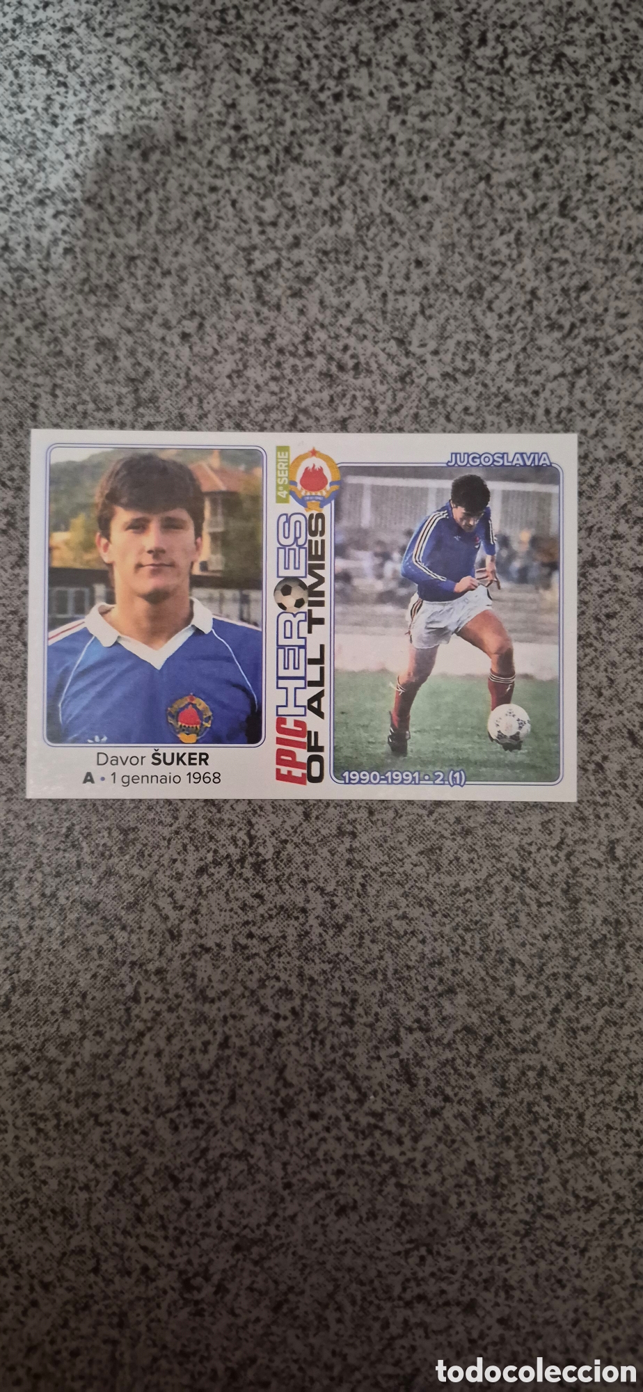 Cromos de f&uacute;tbol: CROMO DAVOR SUKER NUEVO