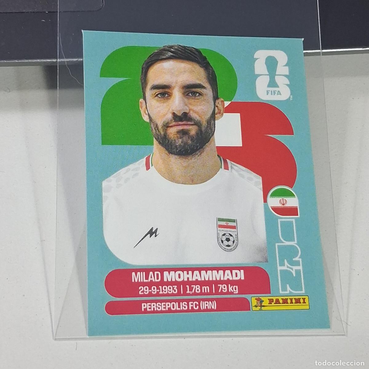 Cromos de f&uacute;tbol: B34 IRN5 MILAD MOHAMMADI 5 IR&Aacute;N IRAO IRN MUNDIAL FIFA WORLD CUP 2026 STICKER PANINI