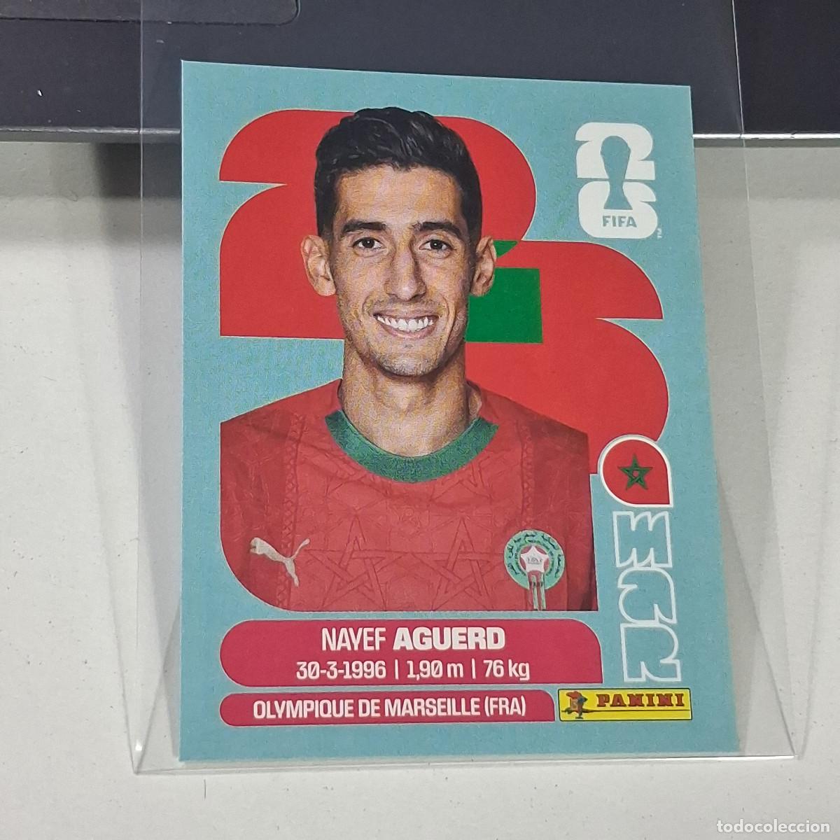 Cromos de f&uacute;tbol: B34 MAR6 NAYEF AGUERD 6 MARRUECOS MOROCCO MAR MUNDIAL FIFA WORLD CUP 2026 STICKER PANINI