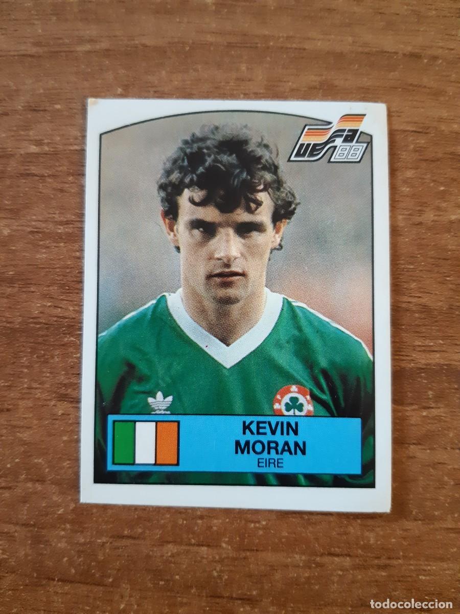 Cromos de f&uacute;tbol: N&deg;191 KEVIN MORAN EIRE IRLANDA EURO 88 PANINI EUROCOPA ALEMANIA 1988. NUNCA PEGADO, SIN PEGAR
