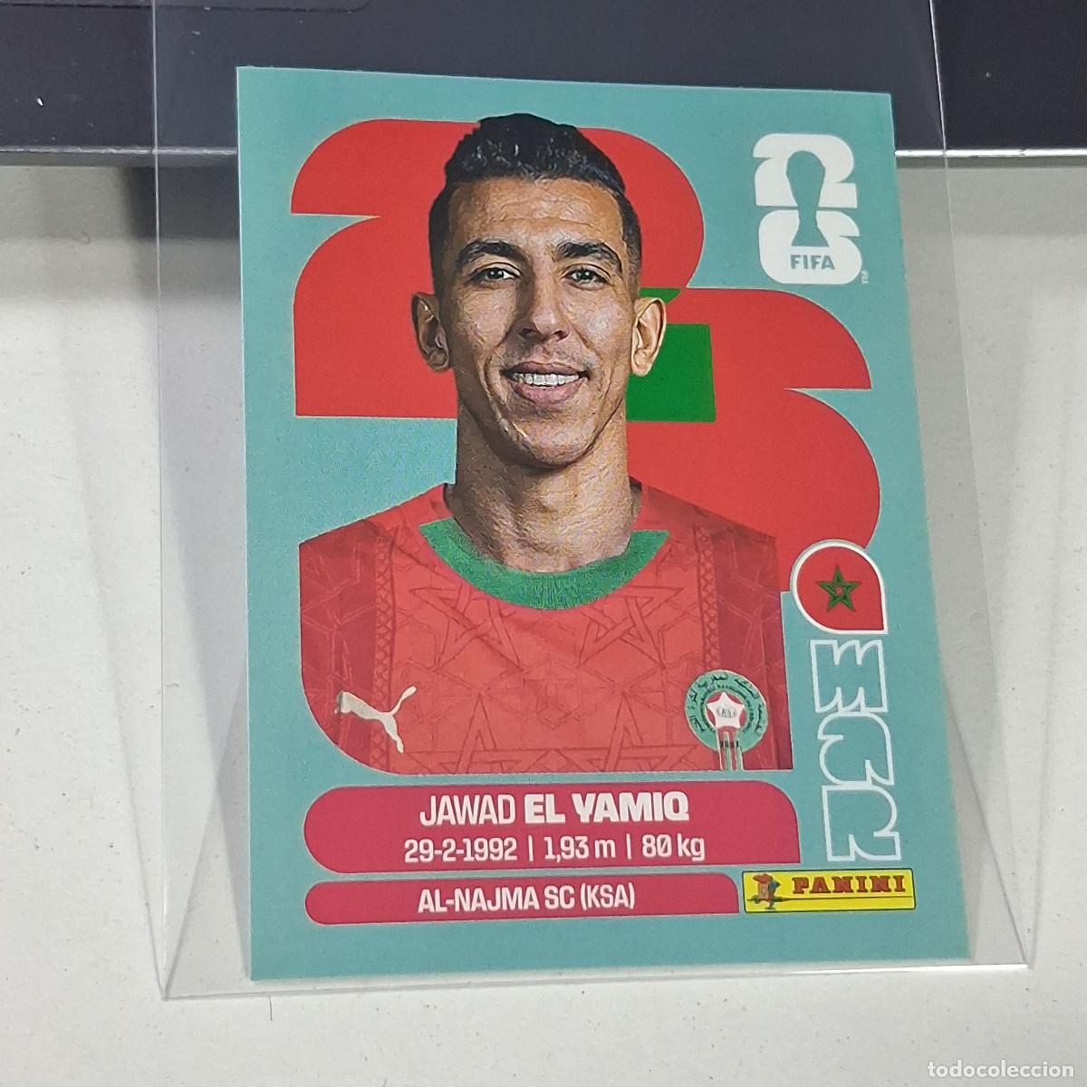 Cromos de f&uacute;tbol: B34 MAR8 JAWAD EL YAMIQ 8 MARRUECOS MOROCCO MAR MUNDIAL FIFA WORLD CUP 2026 STICKER PANINI