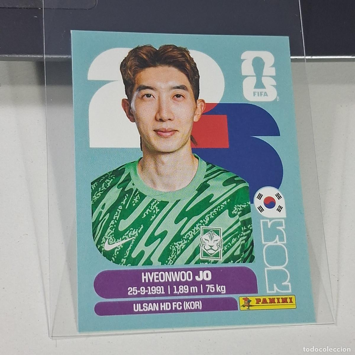 Cromos de f&uacute;tbol: B34 KOR2 HYEON-WOO JO 2 COREA DEL SUR KOR MUNDIAL FIFA WORLD CUP 2026 STICKER PANINI