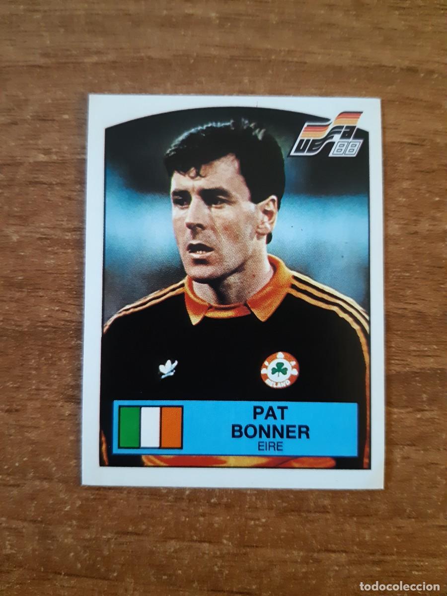 Cromos de f&uacute;tbol: N&deg;187 PAT BONNER EIRE IRLANDA EURO 88 PANINI EUROCOPA ALEMANIA 1988. NUNCA PEGADO, SIN PEGAR