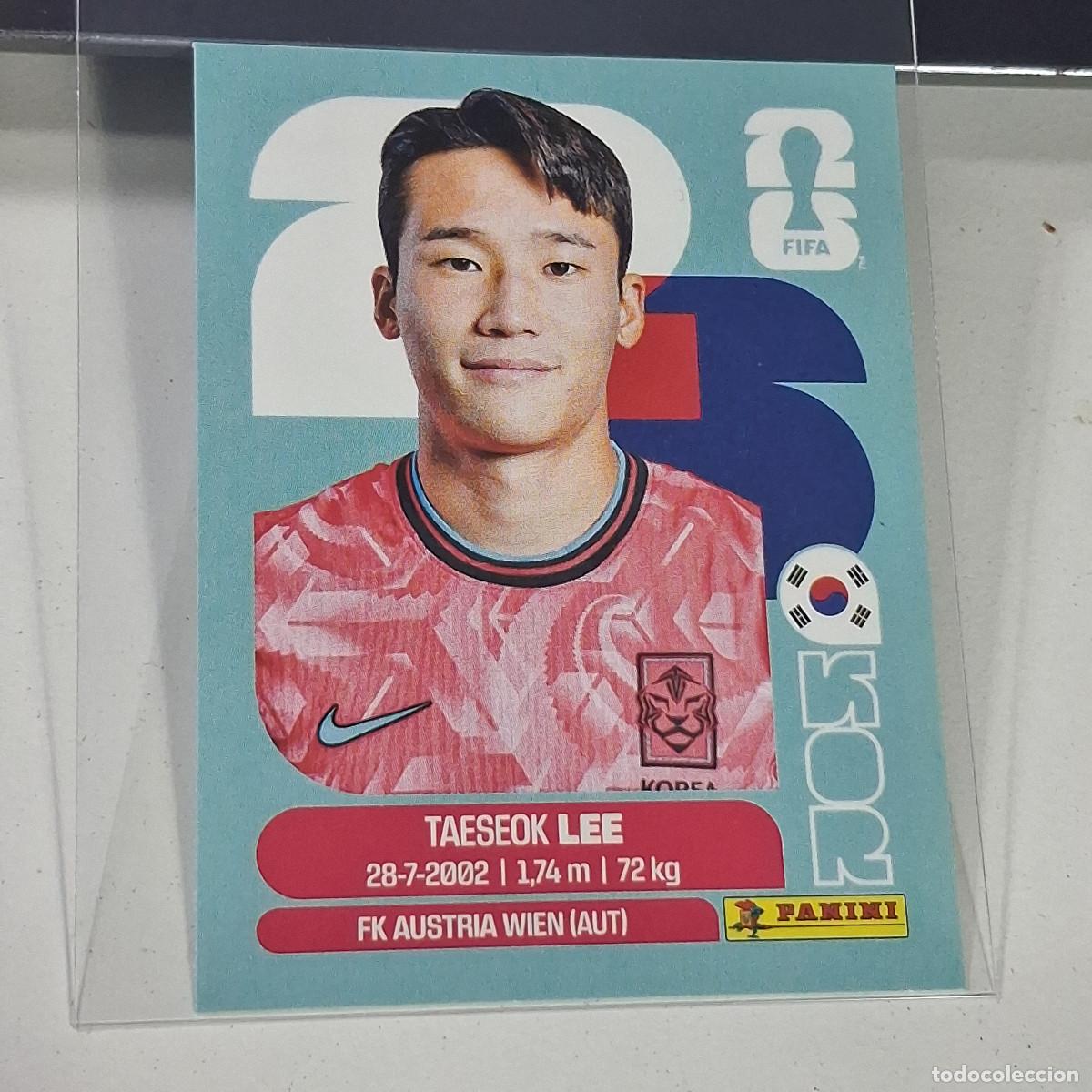 Cromos de f&uacute;tbol: B34 KOR 8 KOR8 TAESEOK LEE KOREA COREA DEL SUR KOR MUNDIAL FIFA WORLD CUP 2026 STICKER PANINI