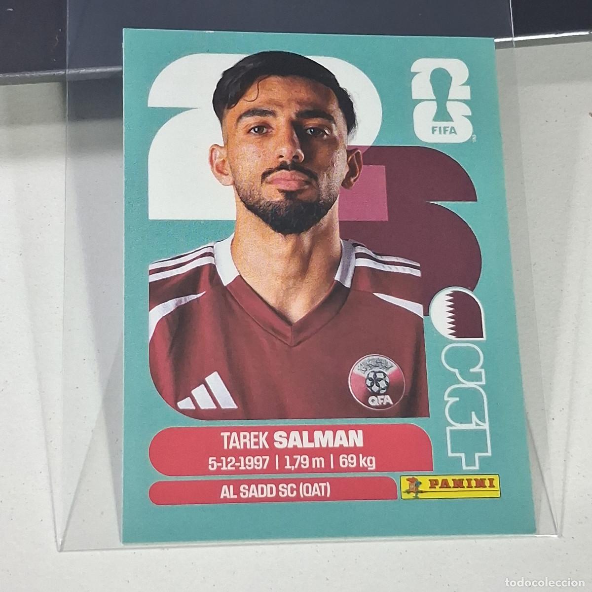 Cromos de f&uacute;tbol: B34 QAT 8 QAT8 TAREK SALMAN QATAR MUNDIAL FIFA WORLD CUP 2026 STICKER PANINI