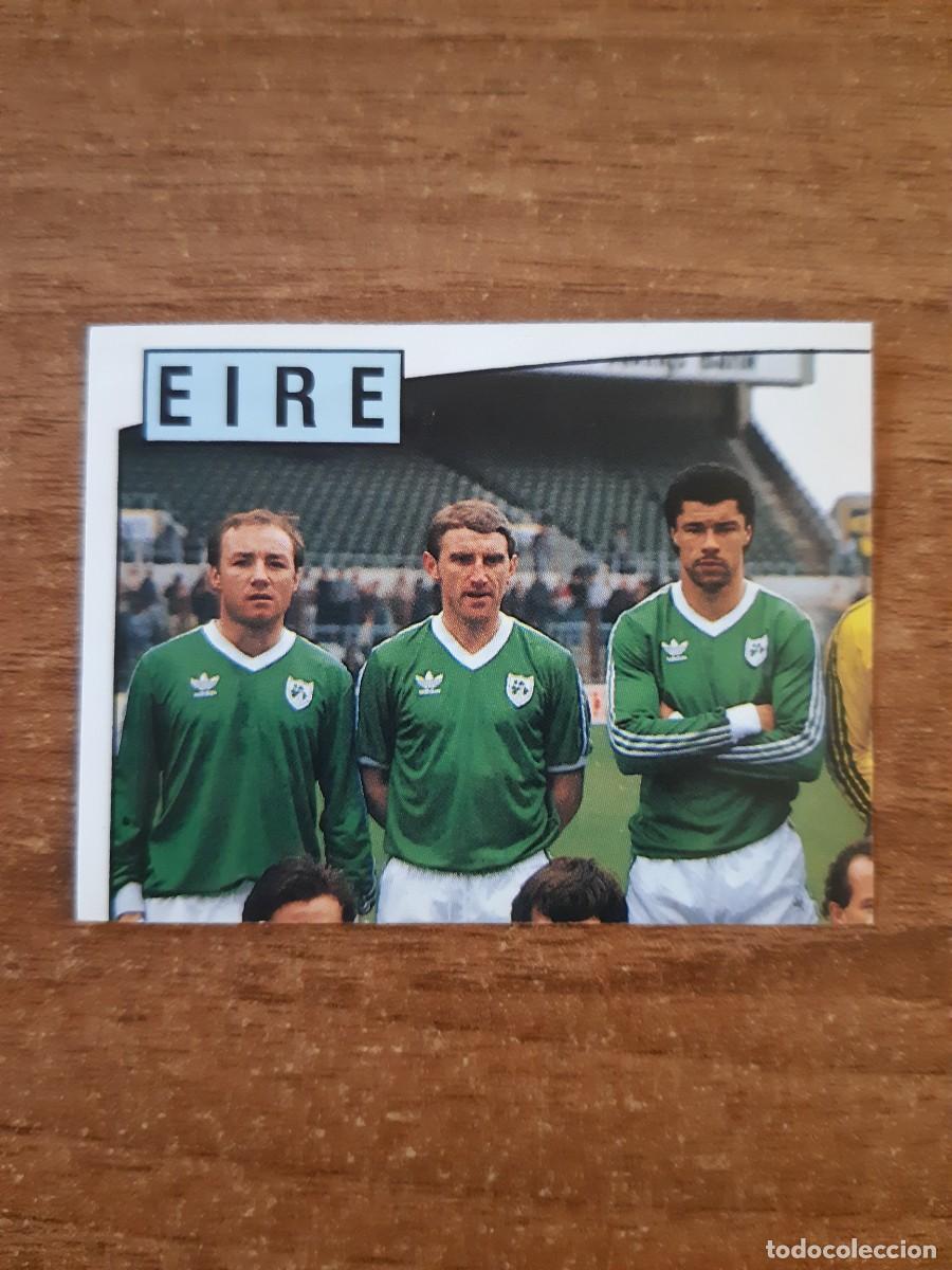 Cromos de f&uacute;tbol: N&deg;180 ALINEACI&Oacute;N EIRE IRLANDA 1/4 EURO 88 PANINI EUROCOPA ALEMANIA 1988. NUNCA PEGADO, SIN PEGAR