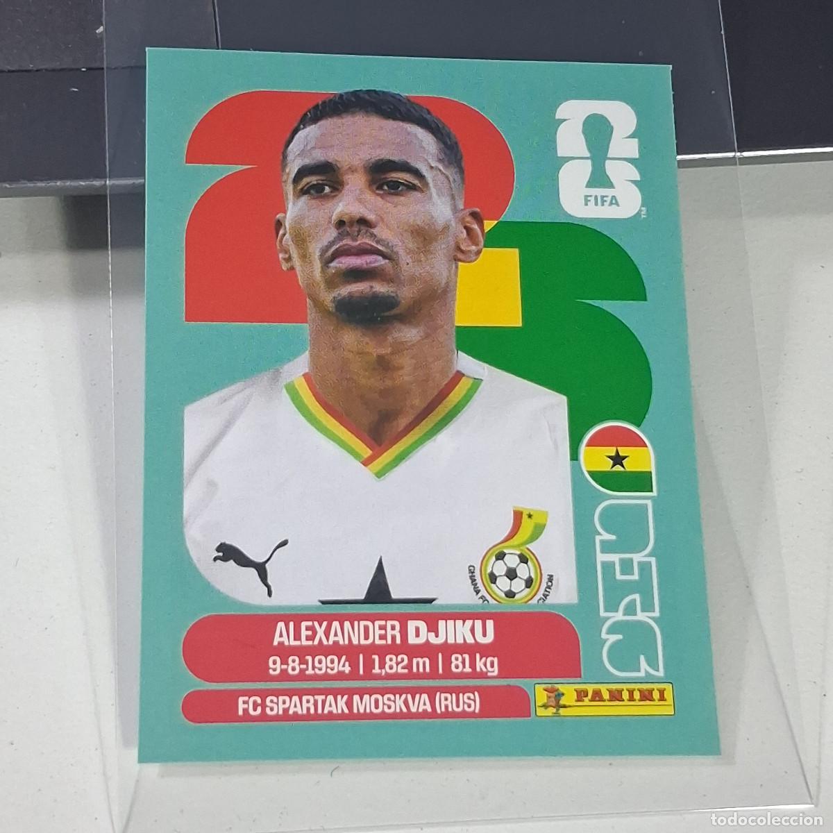 Cromos de f&uacute;tbol: B34 GHA6 ALEXANDER DJIKU 6 GHANA GHA MUNDIAL FIFA WORLD CUP 2026 STICKER PANINI