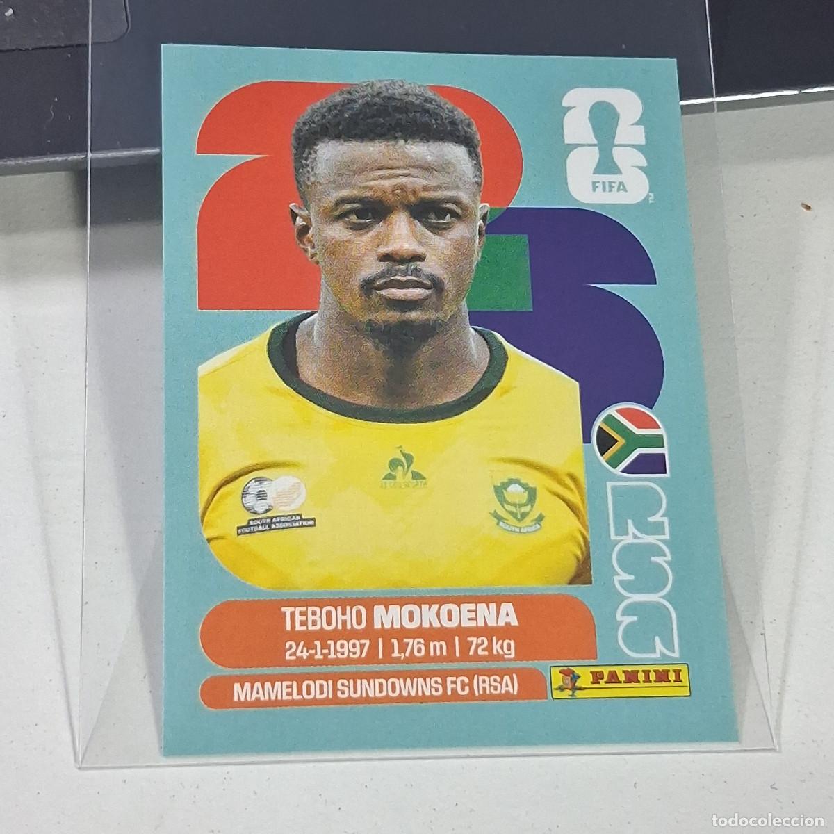 Cromos de f&uacute;tbol: B34 RSA11 TEBOHO MOKOENA 11 SUD&Aacute;FRICA RSA SOUTH AFRIKA MUNDIAL FIFA WORLD CUP 2026 STICKER PANINI