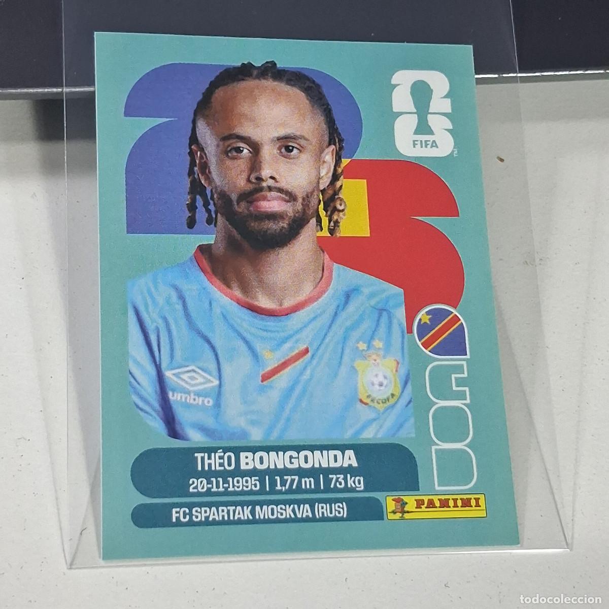 Cromos de f&uacute;tbol: B34 COD 14 COD14 THEO BONGONDA REPUBLICA CONGO MUNDIAL FIFA WORLD CUP 2026 STICKER PANINI