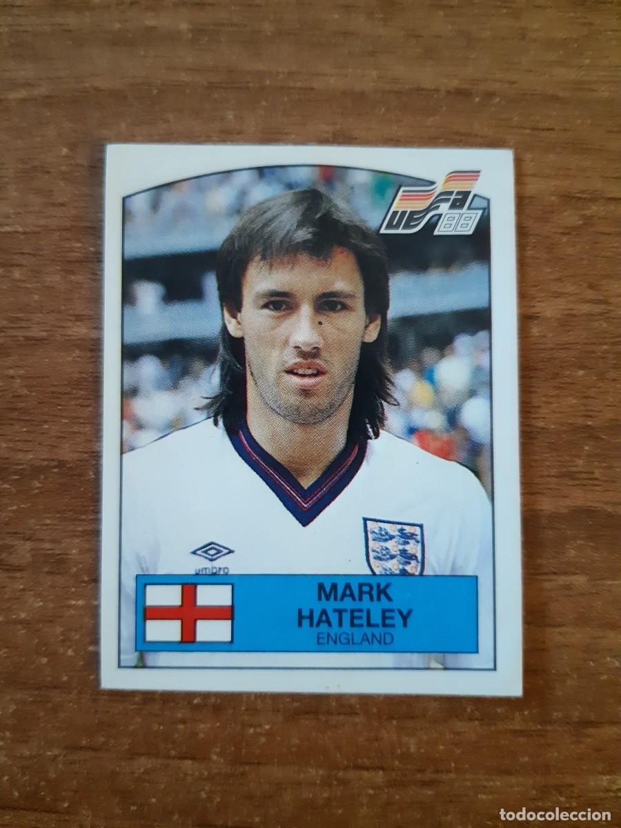 Cromos de f&uacute;tbol: N&deg;178 MARK HATELEY INGLATERRA EURO 88 PANINI EUROCOPA ALEMANIA 1988. NUNCA PEGADO, SIN PEGAR
