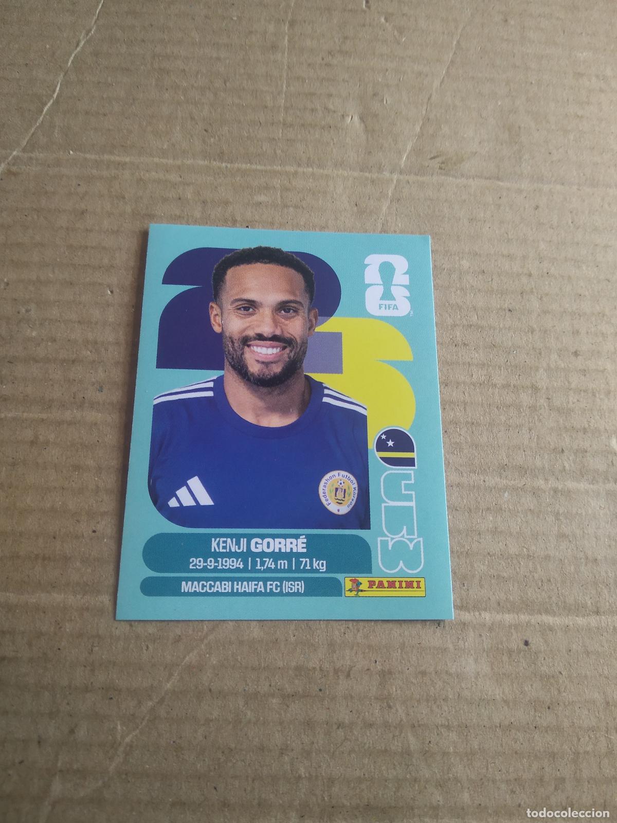 Cromos de f&uacute;tbol: CUW 15 KENJI GORRE CURA&Ccedil;AO CROMO FUTBOL PANINI MUNDIAL 2026 WORLD CUP COPA MUNDO