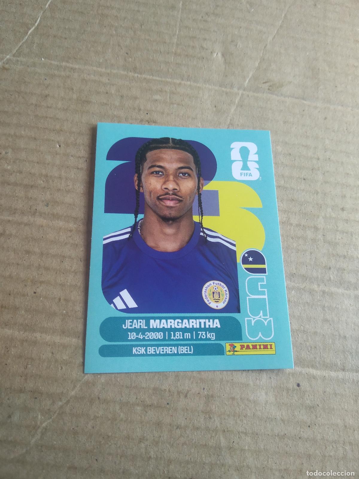 Cromos de f&uacute;tbol: CUW 16 JEARL MARGARITHA CURA&Ccedil;AO CROMO FUTBOL PANINI MUNDIAL 2026 WORLD CUP COPA MUNDO