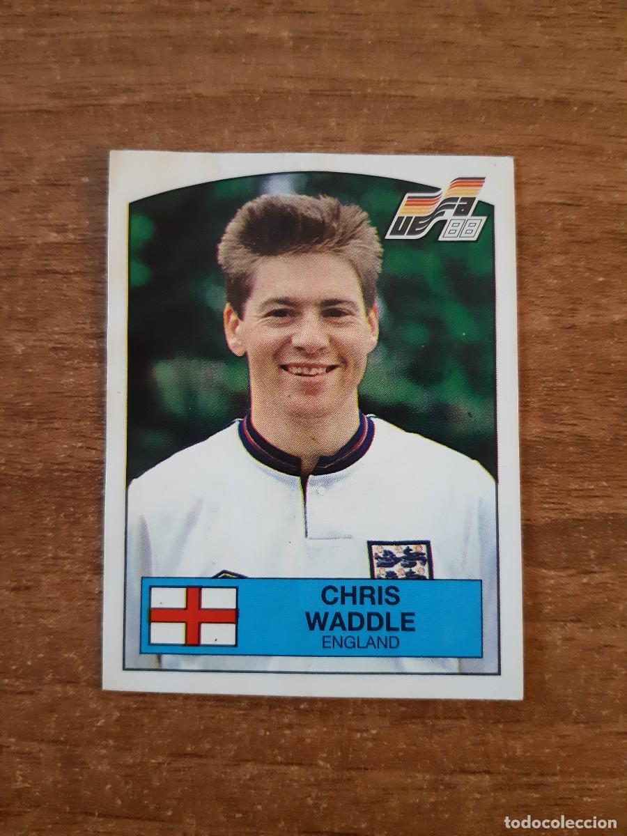 Cromos de f&uacute;tbol: N&deg;175 CHRIS WADDLE INGLATERRA EURO 88 PANINI EUROCOPA ALEMANIA 1988. NUNCA PEGADO, SIN PEGAR