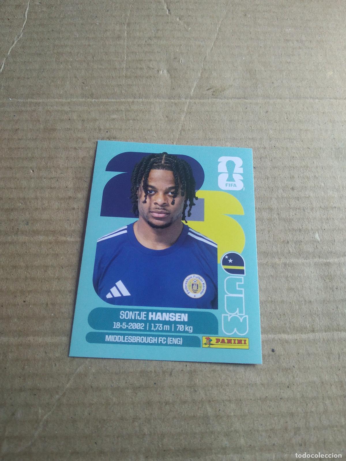 Football Stickers: CUW 20 SONTJE HANSEN CURA&Ccedil;AO CROMO FUTBOL PANINI MUNDIAL 2026 WORLD CUP COPA MUNDO