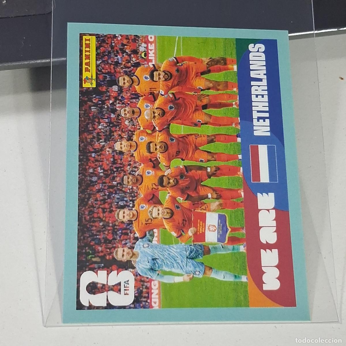 Cromos de Futebol: B34 NED13 TEAM PHOTO EQUIPO 13 PA&Iacute;SES BAJOS HOLANDA NED MUNDIAL FIFA WORLD CUP 2026 STICKER PANINI