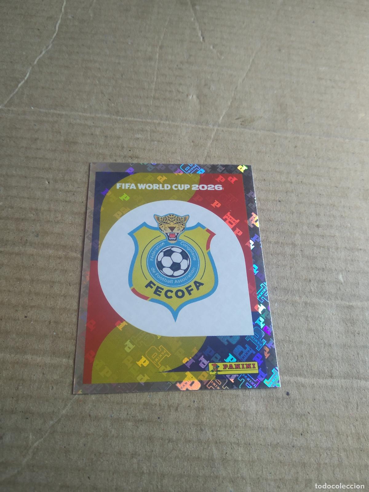 Cromos de Futebol: COD 1 ESCUDO CONGO CROMO FUTBOL PANINI MUNDIAL 2026 WORLD CUP COPA MUNDO