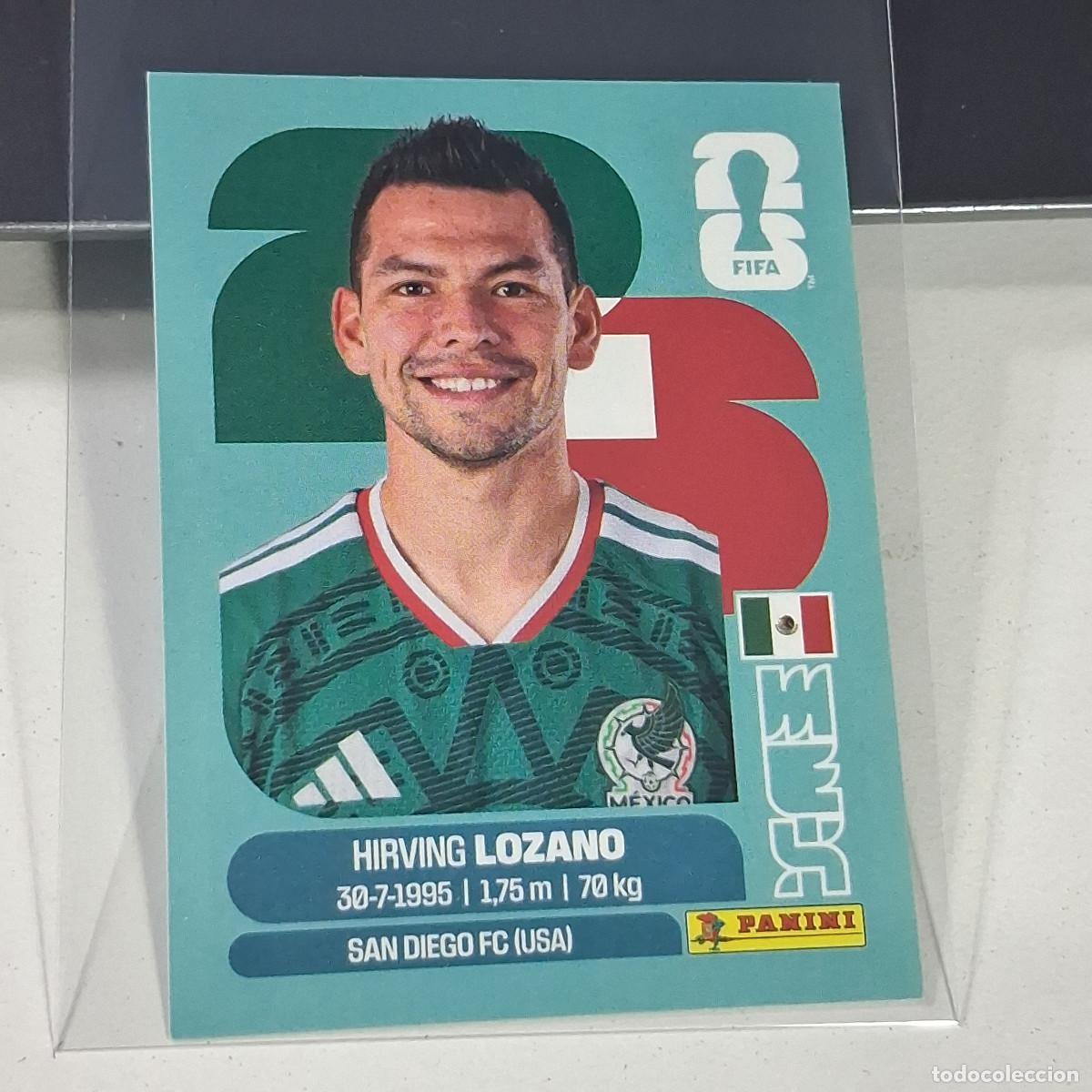 Cromos de Futebol: B34 MEX 15 MEX15 HIRVING LOZANO M&Eacute;XICO MUNDIAL FIFA WORLD CUP 2026 STICKER PANINI