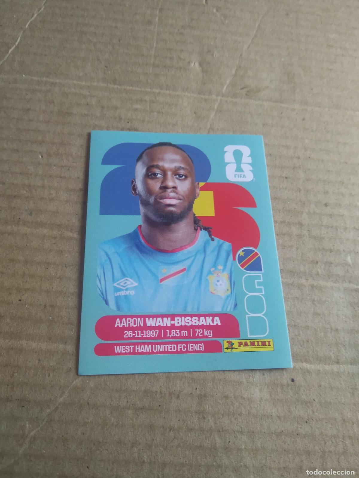 Cromos de Futebol: COD 3 AARON WAN-BISSAKA CONGO CROMO FUTBOL PANINI MUNDIAL 2026 WORLD CUP COPA MUNDO