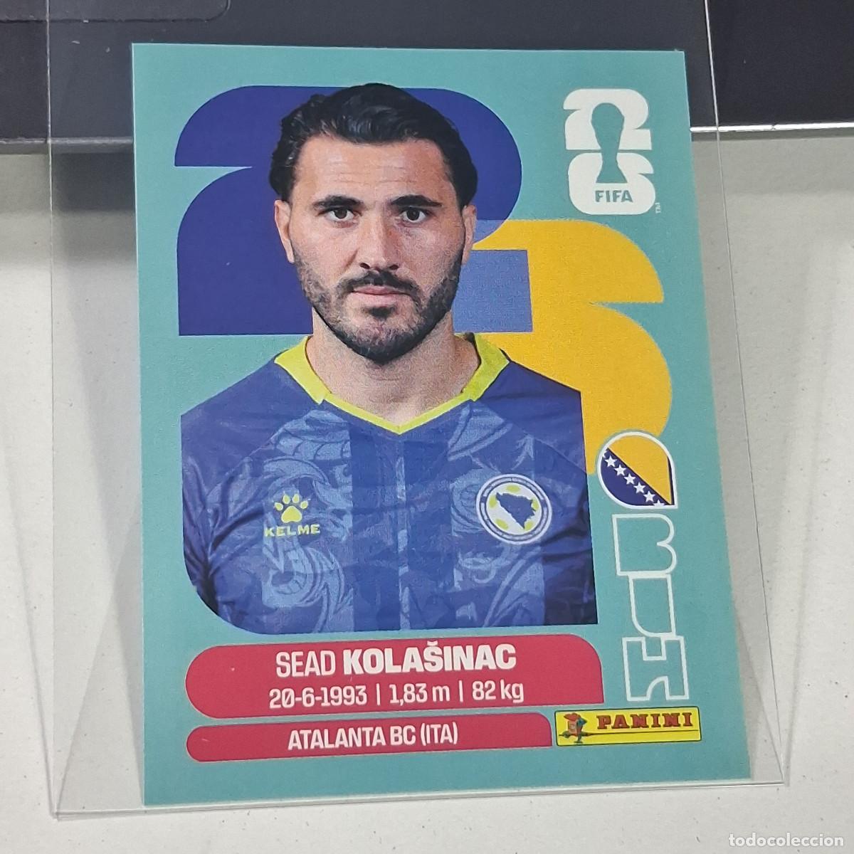 Cromos de Futebol: B34 BIH4 SEAD KOLA&Scaron;INAC 4 BOSNIA HERZEGOVINA MUNDIAL FIFA WORLD CUP 2026 STICKER PANINI