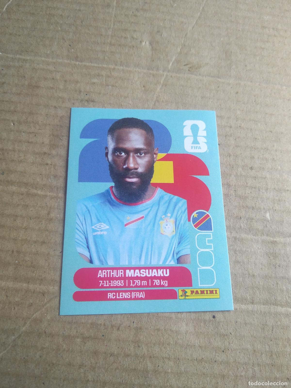 Cromos de Futebol: COD 5 ARTHUR MASUAKU CONGO CROMO FUTBOL PANINI MUNDIAL 2026 WORLD CUP COPA MUNDO