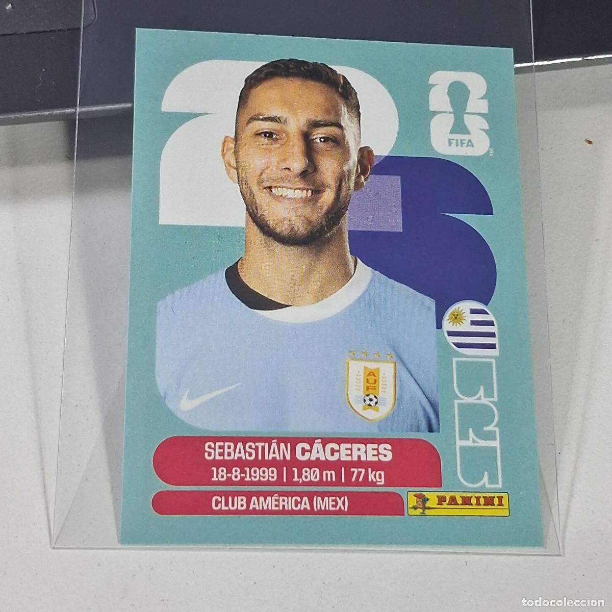Cromos de Futebol: B34 URU6 SEBASTI&Aacute;N C&Aacute;CERES 6 URUGUAY URU MUNDIAL FIFA WORLD CUP 2026 STICKER PANINI