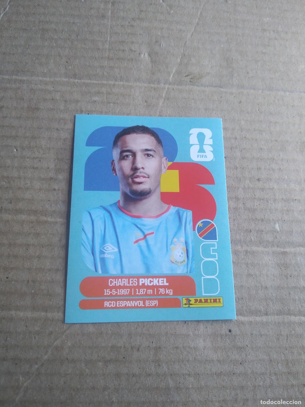 Cromos de Futebol: COD 8 CHARLES PICKEL CONGO CROMO FUTBOL PANINI MUNDIAL 2026 WORLD CUP COPA MUNDO