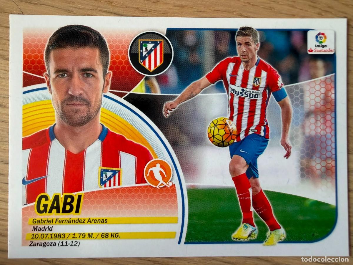 Cromos de Futebol: 8 GABI LUIS ATLETICO MADRID 16 17 2016 2017 LIGA SANTANDER COLECCIONES ESTE SIN PEGAR STICKER